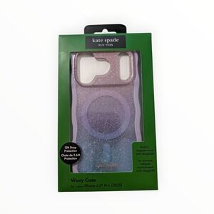 J3-U Kate Spade Magsafe Wavy Case For Apple iPhone 17 PRO 6.3" Opal Glitter ⬇️